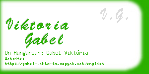 viktoria gabel business card